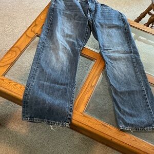 GAP Relaxed Fit Washed Blue Jeans